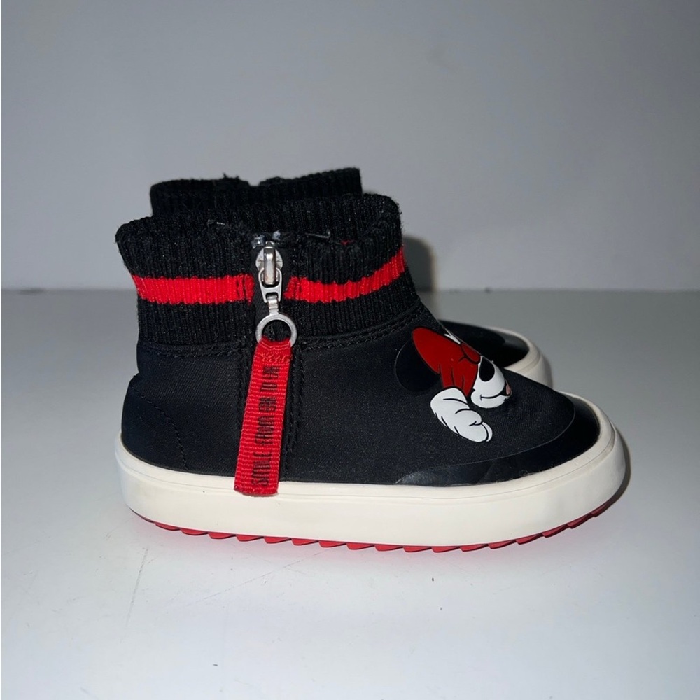 Kids Black and Red Character Shoes